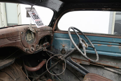 Old rusty car