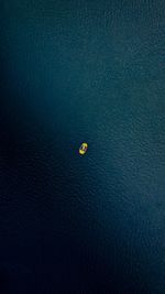 High angle view of ship in sea