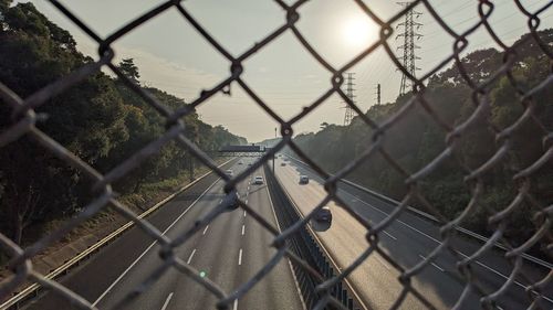 Full frame shot of chainlink fence