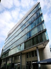 Low angle view of building against sky