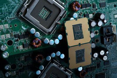 Full frame shot of circuit board