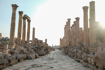 Old ruins against sky