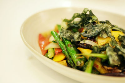 Close-up of salad served in bowl