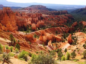 Rocky mountains at bryce canyon national park