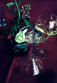 Close-up of food on table