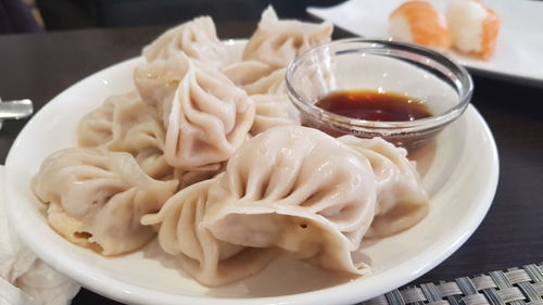 Close-up of food in plate