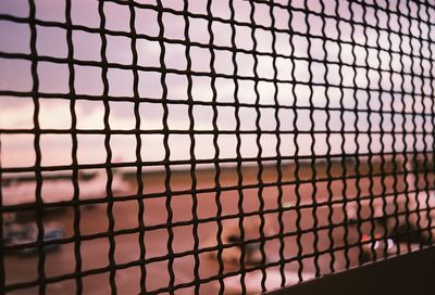 Full frame shot of metal fence