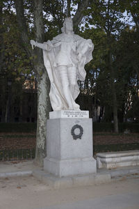 Statue in park