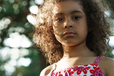 Close-up of young woman