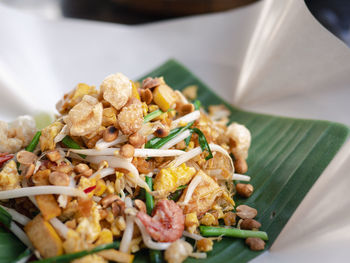 Close-up of food in plate