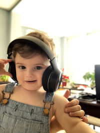 Portrait of cute girl