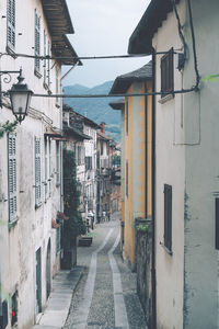 Street amidst buildings in town