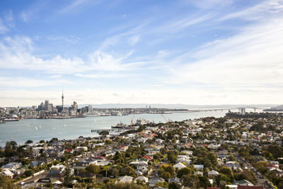 View of city at waterfront