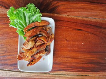 Deep fried fish
