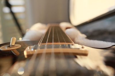 Close-up of guitar