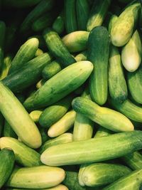 Full frame shot of vegetables for sale in market