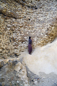 Man on horse at beach