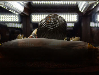 Close-up of an animal on table in restaurant