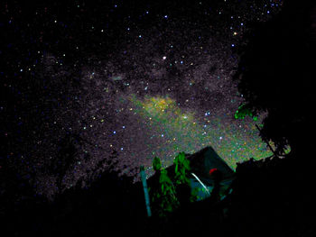 Scenic view of star field at night