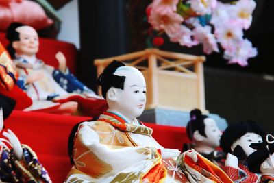 Close-up of buddha statue