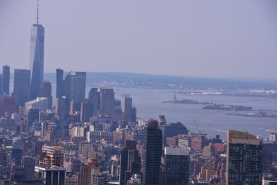 Aerial view of buildings in city