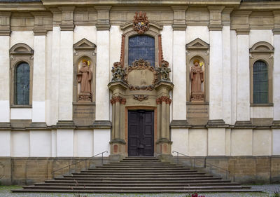 Low angle view of historical building