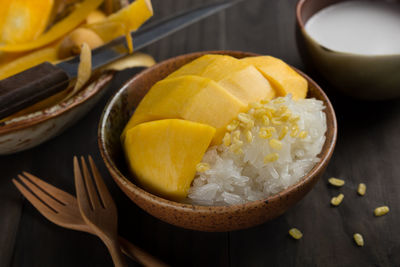 Close-up of food in bowl