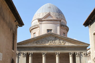 Low angle view of temple