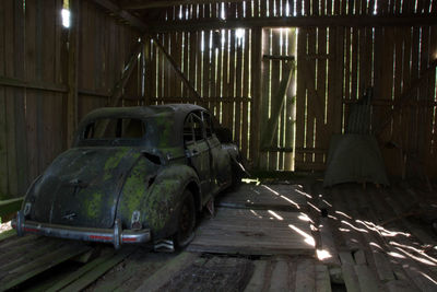 Close-up of weathered wall