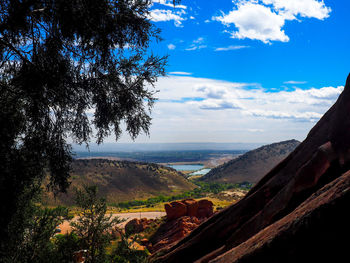 Scenic view of landscape against sky