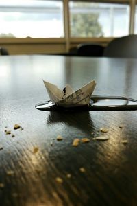 View of boats in water