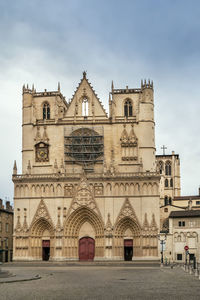 Lyon cathedral is a roman catholic church located on place saint-jean in lyon, france