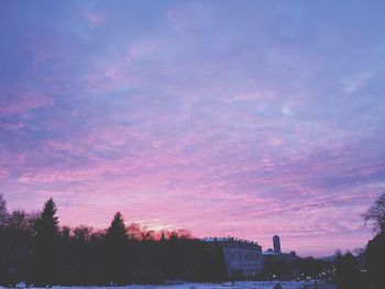 Scenic view of sky at sunset