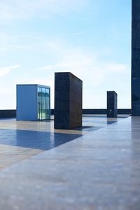 Buildings against sky in city