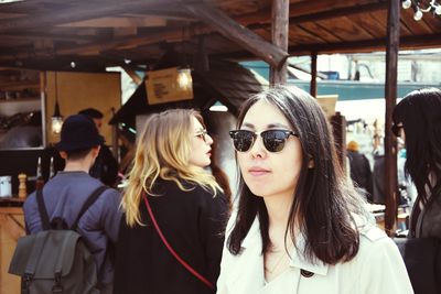 Portrait of young woman