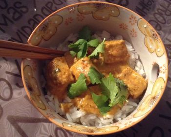 Close-up of food in bowl