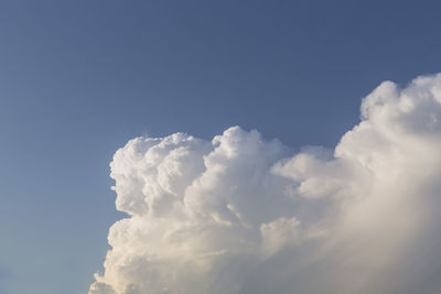 Low angle view of clouds in sky