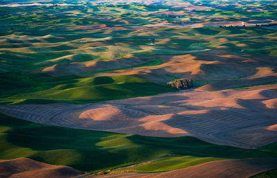 Aerial view of landscape