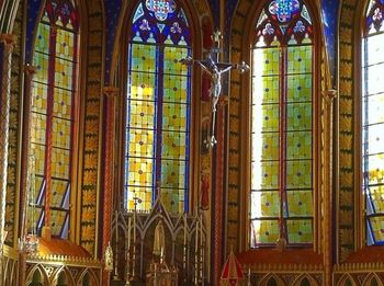 Interior of church