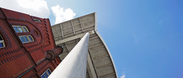 Low angle view of building against sky