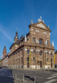 View of building against blue sky