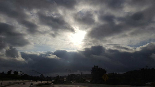 Scenic view of cloudy sky