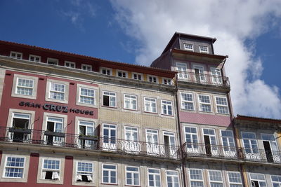 Low angle view of building against sky