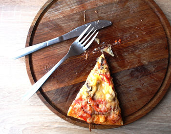 Close-up of food on table