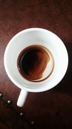 Close-up of coffee on table