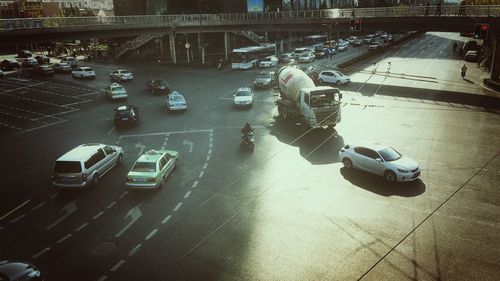 Traffic on road