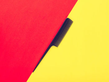 Close up of red umbrella