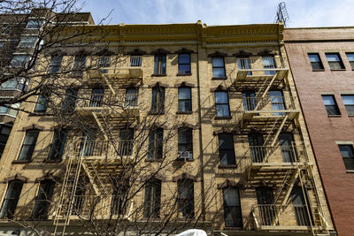 Low angle view of building against sky