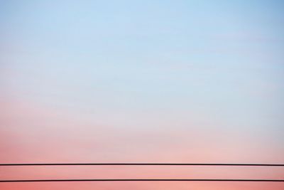 Low angle view of sky during dawn