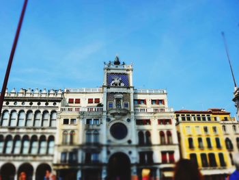 Low angle view of building against sky